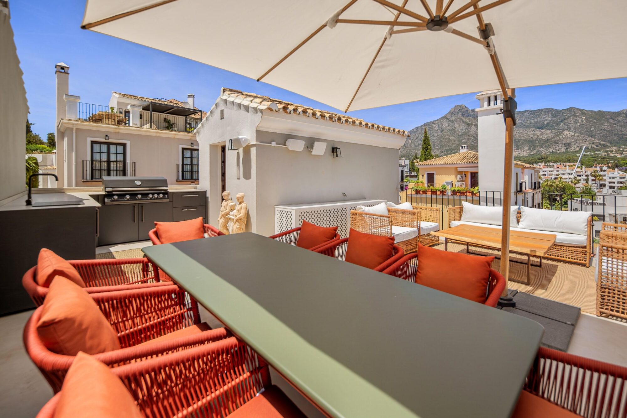 Terrace La Solana townhouse CA Estates Marbella